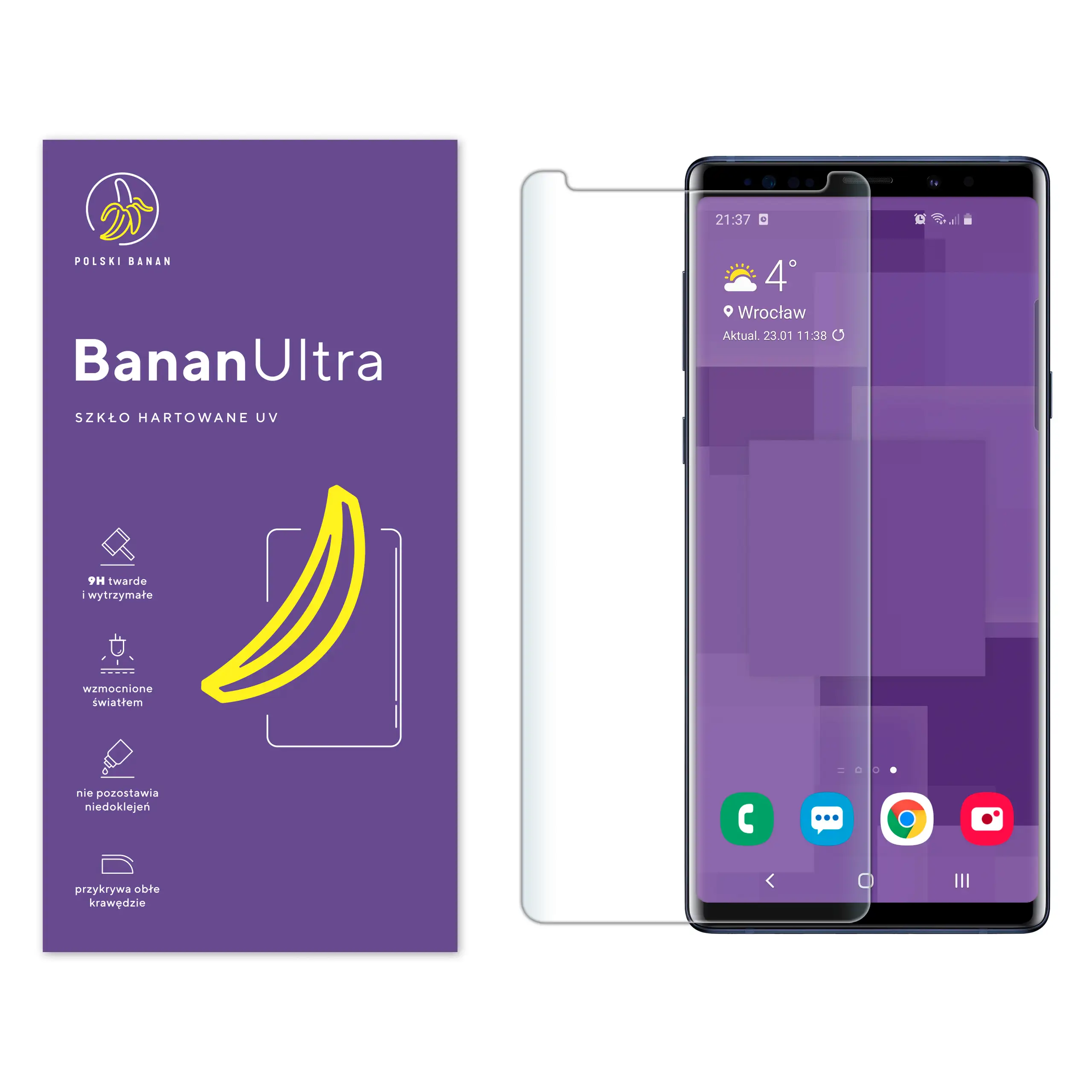 Szkło hartowane UV Polski Banan BananUltra do Samsung Galaxy Note 9